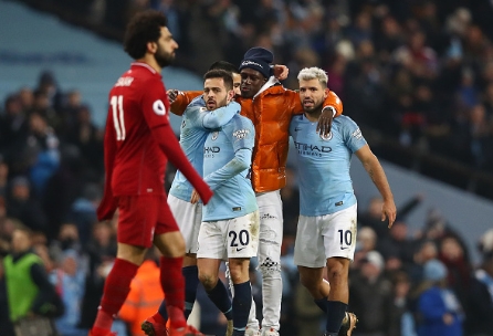 Manchester City cut the gap on Liverpool at the top of the table