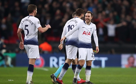 Champions win in Amsterdam, as Spurs hammer Dortmund