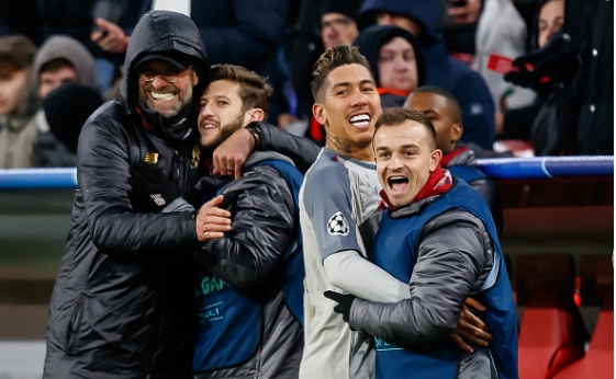 Liverpool and Barcelona through to the last eight of the Champions League